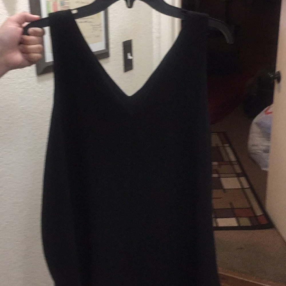 Brand new black v-neck top